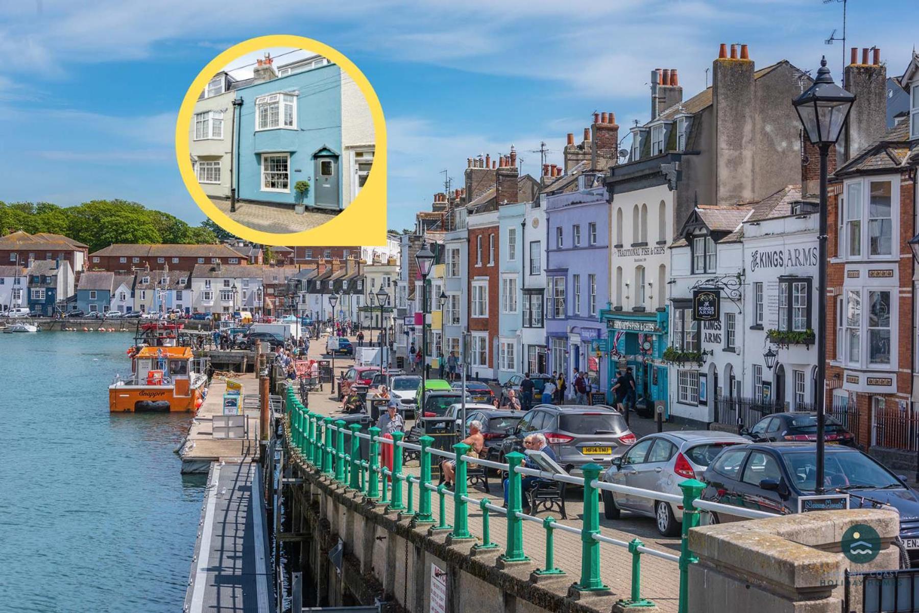 Cobb Cottage - Harbourside Permit Parking 韦茅斯 外观 照片